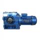 Single Reduction Helical Bevel Gear Box Gearmotor 1450rpm