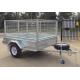 6x4 Fully Hot Dipped Galvanised Caged Trailer 750KG