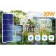 FTBM30 Solar Panel Fan Kit,30W,Solar Powered ,Potable Weatherproof IP65