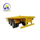 40FT Flatbed Container Transport Semi Trailer with Jost 2.0 or 3.5 Inch King Pin