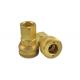 1/4'' Nominal Male End Connections Industrial Interchange Pin Lock Couplings Brass Pneumatic Quick Coupling