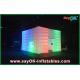 Inflatable House Tent 210D Nylon Cloth Giant Rainbow Led Inflatable Tent With Window / Door