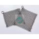 6'' X 8'' Stainless Steel Chainmail Scrubber , SUS316 Material Chainmail Weave