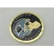 Diamond Cut Edge Personalized Coin With Soft Enamel For Awards