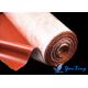 Anti - Aging Silicone Fiberglass Fabric  Good Heat Insulation And Soft Surface