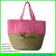 LUDA natural seagrass straw handmade tote bag fashion women straw handbags