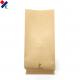 Heat Seal 100% PLA Kraft Paper Pouch Compostable Coffee Bags With Valve And Custom Logo