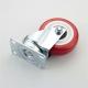 Red High Load 5 PU Caster Wheels JY Corrosion Resistant Caster