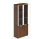 modern office high quality 2 door glass filing cabinet furniture
