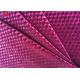 Polyester Engraving Printing Knitted Stretch Velvet Fabric , Shiny Tartan Fabric