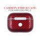 Airpods Pro 3 Red Waterproof 3K Carbon Fiber Airpods Case