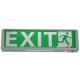 Wall Surface Mounted Indoor Led Emergency Exit Sign Ni-Cad Battery Operation