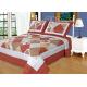 Imitated Patchwork Cotton Quilted Bedspread Machine Wash Cold Delicate