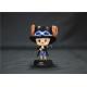 Customized One Piece Figure Collection For Promotion Black Color 8*5*3cm