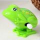 5 Cm Long Classic Wind Up Toys / Green Frog Wind Up Toy For Preschool Education