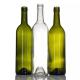410g Antique Green Bordeaux Bottle 750ml Glass Grape Wine Bottles with Collar Material