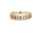 McEntire Red Apple jewelry vintage hollow crystal bracelet 38002
