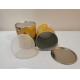 Food Grade CMYK Printing Foil Sealed Kraft Paper Cylinders Dia 85mm For Pecans