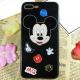 PC+TPU Silk Grain Cute Smile Micky Minnie Cell Phone Case Cover For iPhone 7 6s Plus