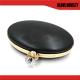 Factory made 137*202 mm gold evening clutch bag iron frame metal purse frame with hard shell