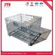 Chrome Plated Wire Cage Storage Baskets Used In Supermarket And Warehouse