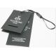 Black Swing 600dpi Paper Hang Tags For Clothing Offset Printing