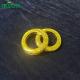 Decorative Plastic Curtain Rod Rings , Drapery Hardware Rings For 28mm Pole