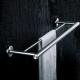 24 Inch Bathroom Double Towel Bar Brushed Chrome Finish 304 Wall Mounted Shower Caddy