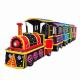 Kids Tourist Train Rides , Electric Trackless Train With 4 Coaches
