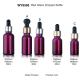 Round Luxury Glass Dropper Bottles 15ml 30ml For Personal Care