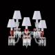 5 Light Baccarat Wall Lamp For Hotel Villa OEM ODM Available
