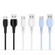 Simple - Style Silicone Data Cable, USB - Micro/Lightning/Type - C, 5V 2.4A, Soft Grip