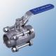 Durable 3PC Socket Welding 2 Inch Stainless Steel Ball Valve For Industrial