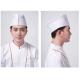 White Breathable Kitchen Chef Hat Single Use , Non Woven Paper Food Service Hats