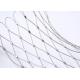 Ferrule Type Stainless Steel Wire Rope Mesh For Aviary Zoo Enclosure