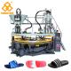 Rotary Three Color PVC straps Making Machine For slippers