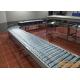 Boxes Pallets Transport 150kg/M 100mm Low Floor Chain Roller Conveyor