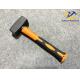 Forged Steel Materials German Type Stoning Hammer With Black Powder Coated Surface And Plastic Handle