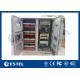 Reasonable Layout Assembled Base Station Cabinet Outdoor Rack Enclosure With Battery Compartment