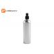 Aluminum pump spray cosmetic packaging 250ml round cylindrical bottle