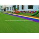 14000D Colored Artificia Synthetic Grass Lawn 30mm For Kindergarten Rainbow
