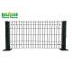 Square Post 50*150mm No Climb Security Fence For Public Ground