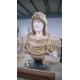 Marble bust statue for man