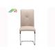 Washable 60cm 44cm High Back Leather Dining Chairs