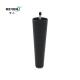 KR-P0297 Black Plastic Sofa Legs Replacement 200mm Height With Bolt No Noisy