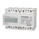 4 Wire Active and Reactive Din Rail 3 Phase Energy Meter , Electronic Watt Hour Meter