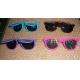 Defraction grating 3d fireworks glasses of colorful frame with customized