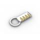 Tagor Jewelry Top Quality Trendy Classic Men's Gift 316L Stainless Steel Key Chains ADK62