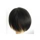 100% Chinese Human hair Lace Top Closure Toupee 8 Inch Short Black Straight