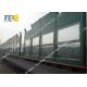 Perforated Highway Noise Barrier Waterproof , Railway Exterior Sound Barrier